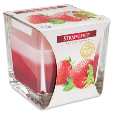 BISPOL Háromszínű Eper 170 g (5906927280738) gyertya