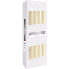 BISPOL Kúpos Krémszín 10× 53 g gyertya