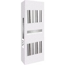  BISPOL Kúpos Metálezüst 10× 53 g (5906927430010) gyertya