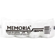 BISPOL Temetői gyertya Memoria, fehér 4× 50 g gyertya
