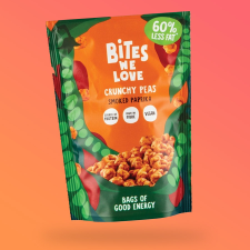  Bites We Love bundázott ropogós-paprikás zöldborsó 100g előétel és snack