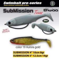  Biwaa Submission 4&quot; 10cm 19 Aurora Gold gumihal 4db/csg csali