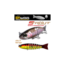 Biwaa SWIMBAIT STROUT 5.5" 14cm 29gr 14 Red Tiger csali