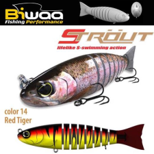  Biwaa Swimbait Strout 5,5&quot; 14cm 29g 14 Red Tiger wobbler csali