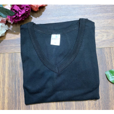 BIYO TEKS Turkey Férfi V- nyakú Póló 100% Pamut fekete férfi póló