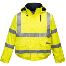  Bizflame Rain Hi-Vis Antistatic FR bomber kabát PW_S773YER4XL Sárga - 4XL méret