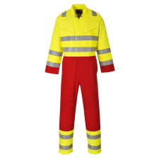  Bizflame Work Hi-Vis overál PW_FR90YERXXL Sárga - XXL méret láthatósági ruházat