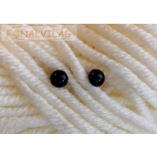  Biztonsági szem, fekete 8mm - 1pár rövidáru