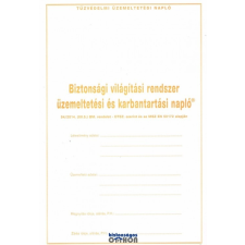Biztonsági világítási (vészvilágítás, menekülési világítás) rendszer üzemeltetési és karbantartási napló határidőnapló