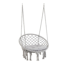  Bizzotto Javier Függő Kerti Fotel Poligyapot Szürke Bojtos kerti bútor