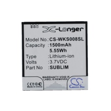BL4247 Akkumulátor 1500 mAh mobiltelefon akkumulátor