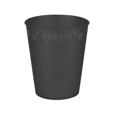  Black, Fekete micro prémium műanyag pohár 250 ml konyhai eszköz