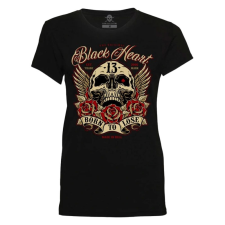 BLACK HEART Born To Lose női póló fekete női póló