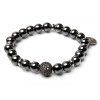  Black Magic – Fekete hematit ásvány karkötő dobozban