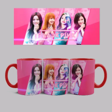  Black Pink girls bögre (Piros) bögrék, csészék