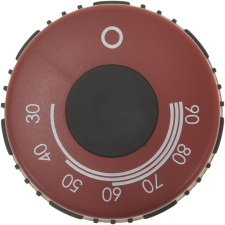  BLACK-RED KNOB ø 75 mm 30-90°C beépíthető gépek kiegészítői