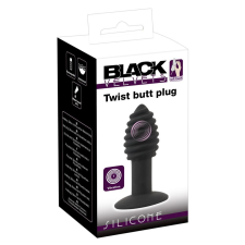 Black Velvets Black Velvet Twist - akkus, szilikon anál vibrátor (fekete) anál