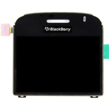 BlackBerry 9000 Bold, LCD kijelző plexivel 001, fekete mobiltelefon, tablet alkatrész
