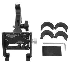 BlackBird BLACKBIRD Biciklis Telefon tartó, alumínium fekete (60-100mm szélleségig állítható) mobiltelefon kellék