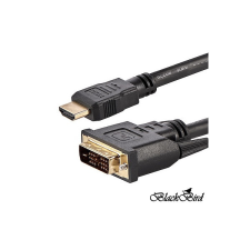 BlackBird BLACKBIRD Kábel HDMI male to DVI 24+1 male kétirányú, 2m kábel és adapter