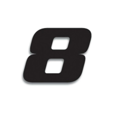 BlackBird Fekete madár Versenyszám 8 20x25cm Fekete egyéb motorkerékpár alkatrész