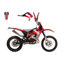 BlackBird Grafikai készlet Blackbird Dream 3 piros/fekete/fehér GasGas 2014-2015 egyéb motorkerékpár alkatrész