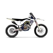 BlackBird Grafikai készlet ülésvédővel Blackbird Husqvarna FC 2023 Retro egyéb motorkerékpár alkatrész