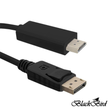 BlackBird Kábel Displayport 1.2 to HDMI 4K 60Hz, 2m kábel és adapter