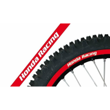  BLACKBIRD replika Honda versenykormány matrica szett, piros, univerzális információs címke