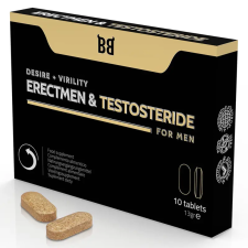  BLACKBULL BY SPARTAN - ERECTMEN &amp; TESTOSTERIDE - POTENCIA ÉS TESZTOSZTERONFOKOZÓ 10 DB potencianövelő