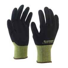  BLACKGRIP - Nylon/spandex szerelőkesztyű habnitril tenyérmártással - Méret: 08 - ROCK Safety