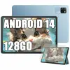 BlackView Tab 60 WiFi táblagép, 10,1 hüvelykes, Android 14, 60 Hz, 800x1280, WIFI6, 12 GB RAM (4 GB + 8 GB bővíthető), 128 GB ROM, Bluetooth, kék
