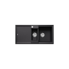 Blanco ADIRA 6S Silgranit mosogatótálca fekete tart., excenterrel