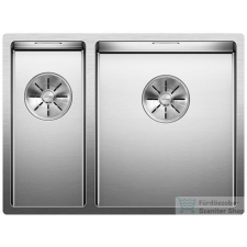 Blanco CLARON 340/180-IF selyemfényű rozsdamentes acél mosogató medence, jobbos főmedencével 521608 mosogatótálca