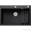 Blanco ETAGON 8 fekete gránit mosogató (InFino lefolyó, távműködtetővel) 525892