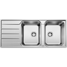 Blanco LEMIS 8S-IF-EXC két furattal Rozsdamentes mosogatótál (523037) mosogatótálca