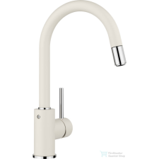 Blanco Mida-S Silgránit-Look kihúzhatófejes mosogató csaptelep, törtfehér 526968 csaptelep