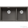 Blanco SUBLINE 480/320-U SILGRANIT mosogatótál, balos főmedencével vulkánszürke 527351