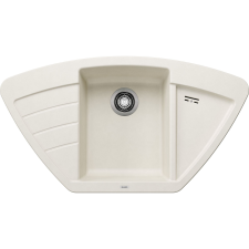 Blanco ZIA 9E Silgránit Törtfehér színű Gránit mosogatótál (527212) (527212) mosogatótálca