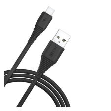BLAUTEL 4-OK adatkábel és töltő (USB - Type-C, 3000mA, gyorstöltés támogatás, 150cm, törésgátló) FEKETE (USB3CB_150) (USB3CB_150) mobiltelefon kellék