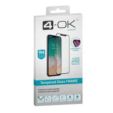 BLAUTEL 4-OK képernyővédő üveg (3D full glue, íves, teljes felületén tapad, tok barát, karcálló, 9H) FEKETE [Apple iPhone 12 mini] (PRF254) mobiltelefon kellék
