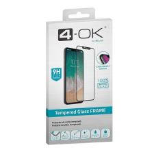 BLAUTEL 4-OK képernyővédő üveg (3D full glue, íves, teljes felületén tapad, tok barát, karcálló, 9H) FEKETE [Apple iPhone 13 Pro Max] mobiltelefon kellék