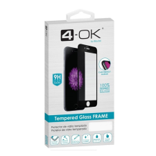 BLAUTEL 4-OK képernyővédő üveg (3D full glue, íves, teljes felületén tapad, tok barát, karcálló, 9H) FEKETE Apple iPhone 14 Plus mobiltelefon kellék