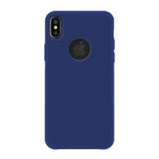 BLAUTEL 4-OK SILK Apple iPhone Xs Max 6.5 Védőtok - Sötétkék tok és táska