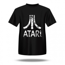 Blaze Entertainment , Atari T-Shirt, (XXL), Distressed logó (AP5), Retro, Fekete, Gaming póló