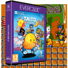 Blaze Entertainment Evercade #18, Taito Arcade 2, 9in1, Retro, Multi Game, Játékszoftver csomag videójáték