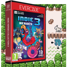 Blaze Entertainment Evercade #37, Indie Heroes 3, 13in1, Retro, Multi Game, Játékszoftver csomag videójáték