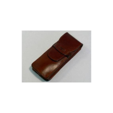  Blázek és Anni valódi bőr tolltartó 6*16 cm - Sötétbarna tolltartó