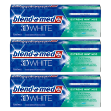 Blend-a-med 3DW Extreme Mint Kiss Fogkrém 3x75ml fogkrém