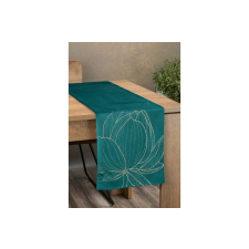  Blink12 bársony asztali futó Sötét türkiz 35x140 cm lakástextília